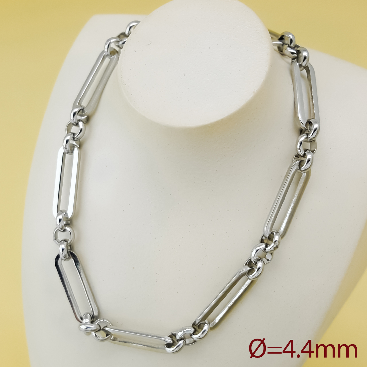 Ланцюжок "Комбінований Якір", р.50, медсталь Xuping, stainless steel, фото 1