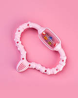 Диспетчер для прорізання часових зубів Curaprox Curababy girl, рожевий