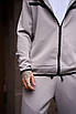 Чоловічий спортивний костюм сірий TECH дайвінг весна осінь Розміри: S, M, L, XL, фото 8