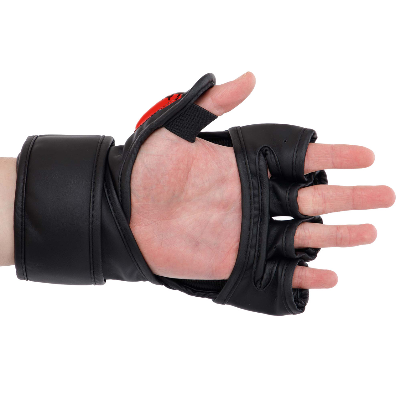 Перчатки для смешанных единоборств Zelart Fight Gear 8355 размер XL Black-Red - фото 3 - id-p1904624326