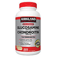 Kirkland Signature Glucosamine with Chondroitin - Глюкозамін з Хондроїтином (220табл.)