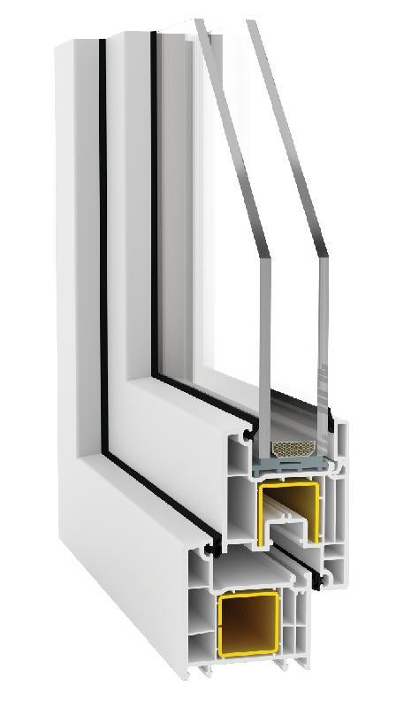 Дверь балконная Decco 62, белая, 800х2100 мм от производителя Оконный Стандарт - фото 2 - id-p1904626691