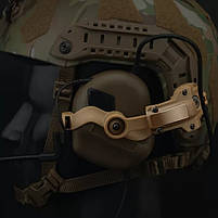Кріплення "Чебурашки" на шолом для навушників Earmor, Walkers Razor, Howard Impact Sport, Peltor (HD-ACC-008-OD), фото 3