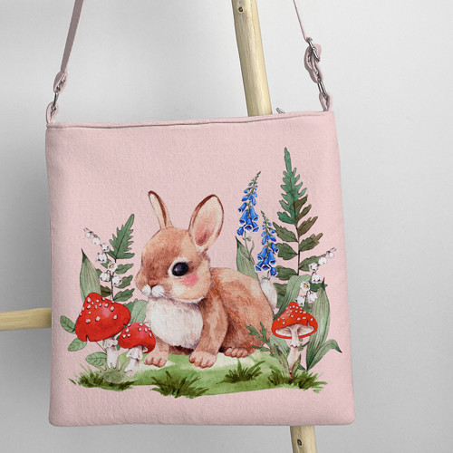 Сумка жіноча Taystra Зайчик в лісі 30x29 см (TAI_23J016), фото 1