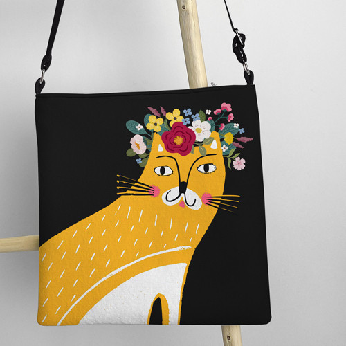 Сумка жіноча Taystra Кіт у вінку 30x29 см (TAI_23J011), фото 1