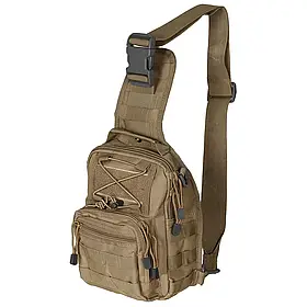 Рюкзак однолямочний MOLLE 7л Dark Coyote