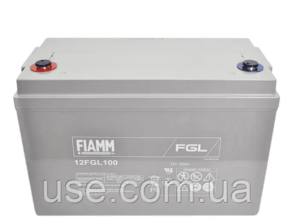 Акумулятор з регульованою свинцевою кислотою 12 V, Вольт, 100 AH, ампер годин, для інвертора, ДБЖ, безперебійника, UPS