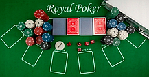 Набір для покеру 500 фішок в кейсі з ковриком, фото 3