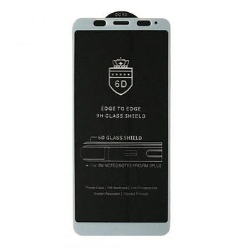 Скло захисне 6D Premium Black Edition для iPhone 7 Plus/8 Plus в тех. упаковці- білий