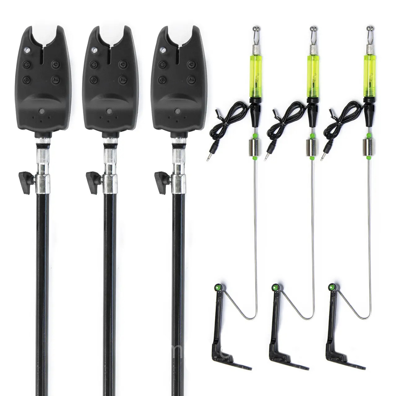 Комплект сигналізатора, свінгера та підставки під вудилище Carp Line для риболовлі