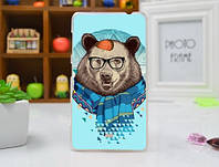Силиконовый чехол накладка для Nokia Lumia 625 с картинкой Медведь