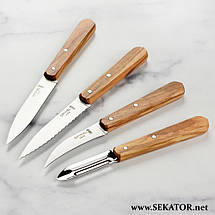 Набір кухонних ножів Opinel Les Essentials Olive/ Опінель 002163 (Франція), фото 5