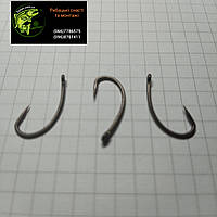 Карпові гачки безбороді Curve Shank barbless hook 6