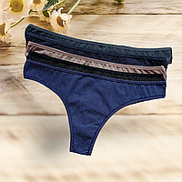 Набір трусів стрінгів жіночих 5 штук в упаковці  Розмір M L XL