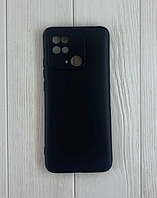 Накладка силиконовая Full Silicon для Xiaomi Redmi 10C, стильный чехол для смартфона редми Черный