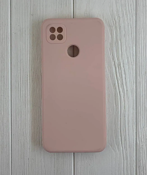 Накладка силіконова Full Silicon для Xiaomi Redmi 9C/10A з мікрофіброю - рожевий