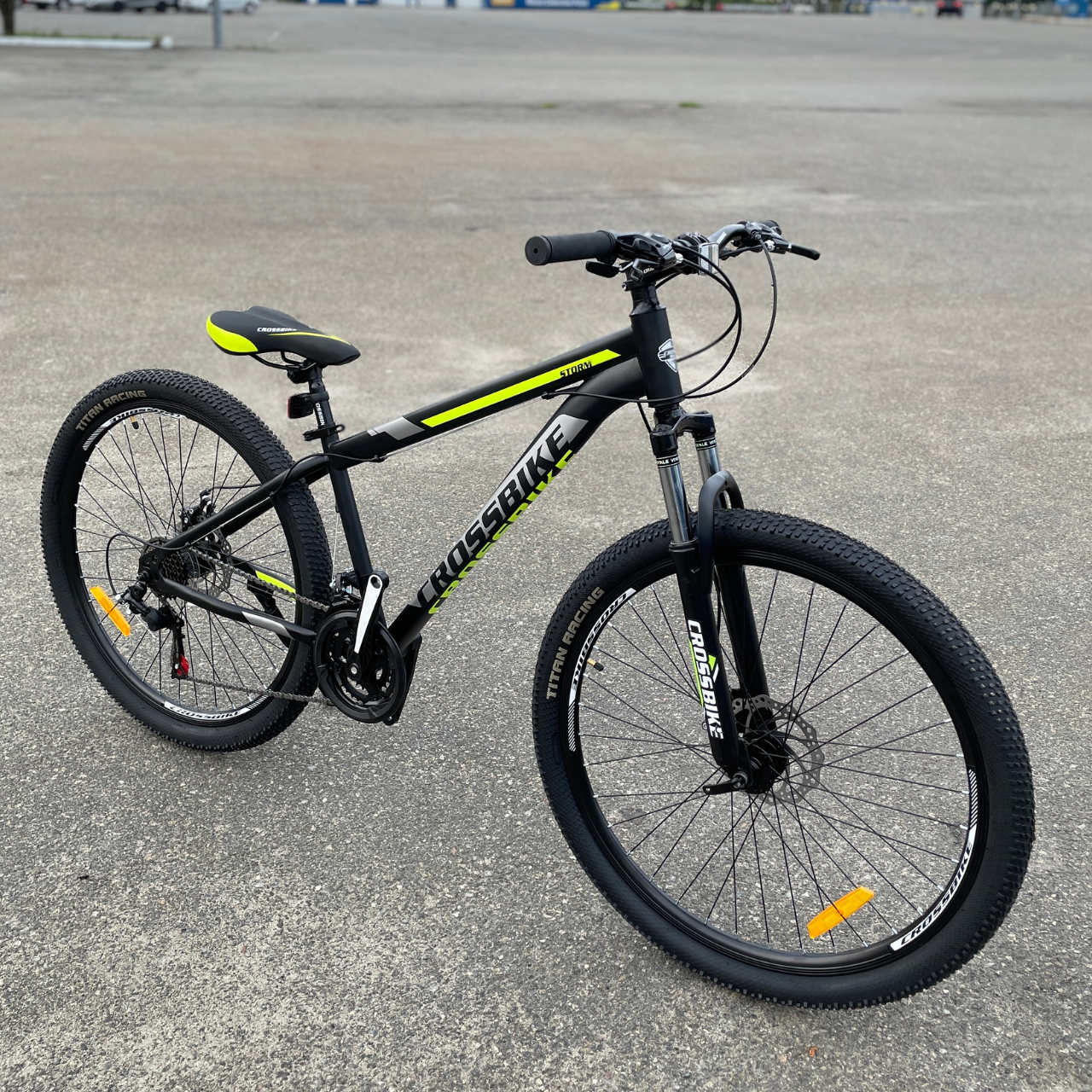Велосипед CrossBike 29" Storm Рама-19,5" Чорно-жовтий