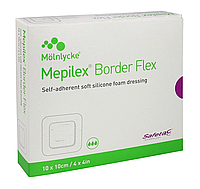 Mepilex Border Flex 10x10см - Многофункциональная универсальная губчатая повязка
