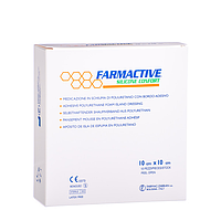 Farmactive Silicone Comfort 10х10см - Полиуретановая губчатая повязка с бортом