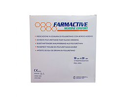 Farmactive Silicone Comfort 20х20см - Поліуретанова губчаста пов'язка без бортів