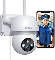 Наружная камера видеонаблюдения GNCC К1 2.4G WiFi, 360 ° PTZ автоматическое отслеживание, ночное видение