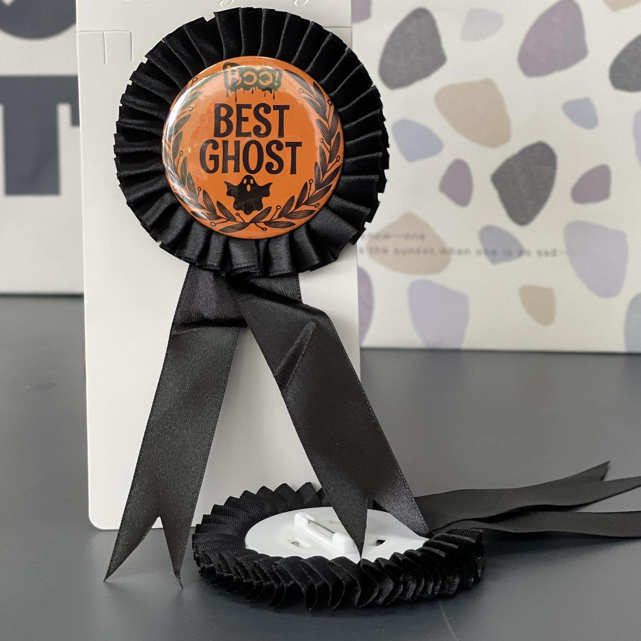 Медаль "Кращий привид" на Хелловін, Аксессуар на хэллоуин "Лучший призрак", фото 1