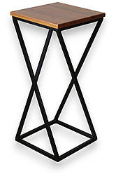 Підставка під квіти 65*30 чорний Вектор Наша Ковка