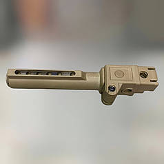 Труба складана для прикладу АК, DLG TACTICAL (DLG-147-beige), Mil Spec Койот, трубний складаний адаптер