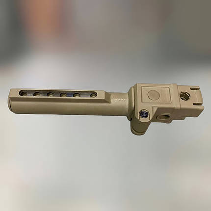 Труба складана для прикладу АК, DLG TACTICAL (DLG-147-beige), Mil Spec Койот, трубний складаний адаптер, фото 1