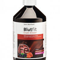 Залізо Blutfit Eisen 14 мг із вітамінами, 500 мл - Sanct Bernhard
