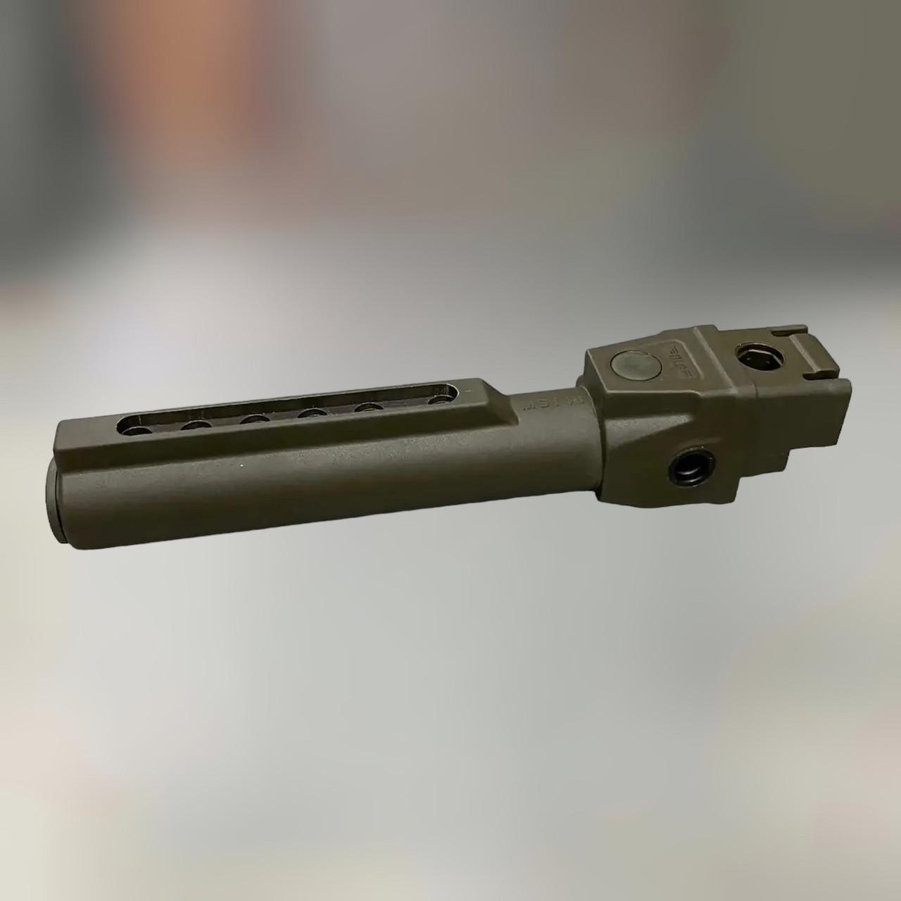 Труба для приклада АК фіксована DLG-146-green, Олива, Mil-Spec, АК 47/74 трубний фіксований адаптер