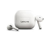 Наушники TWS Lenovo LP40 Earphones Wireless Bluetooth 5.0 ORIGINAL White, GP, хорошего качества, Портативная