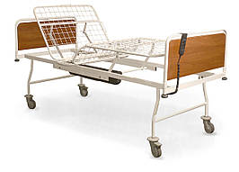 Ліжко медичне функціональне чотирисекційне з електроприводом в комплекті - Омега КФМ-4е