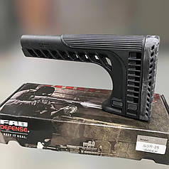 Приклад FAB Defense SSR-25 з регульованою щокою та потиличником для М16. Колір чорний (fx-ssr25)