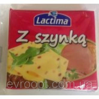 Сир тостовий Lactima шинка 130 г, фото 1