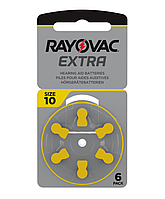 Батарейки для слухових апаратів Rayovac Extra Advanced 10 (6 шт.)