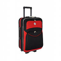 Тканевый чемодан STYLE маленький Черно-красный