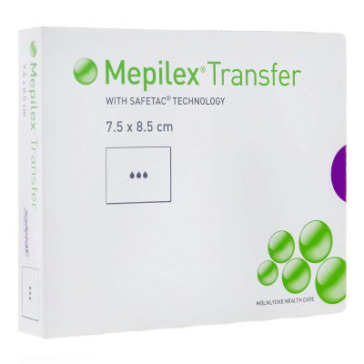 Mepilex Transfer 7.5x8.5см - Пов'язка всмоктуюча