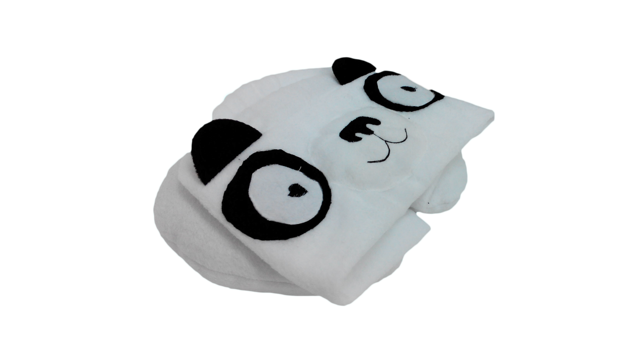 Дорожня подушка з капюшоном панда Лежебока