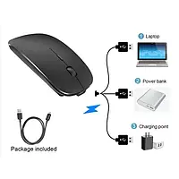 Аккумуляторная компьютерная Bluetooth мышь в стиле Apple, SL1, Хорошее качество, беспроводная клавиатура и