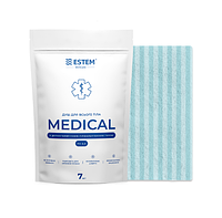 Одноразова губка для догляду та обробки тіла в медичних та домашніх умовах Estem Medical (7 шт.)