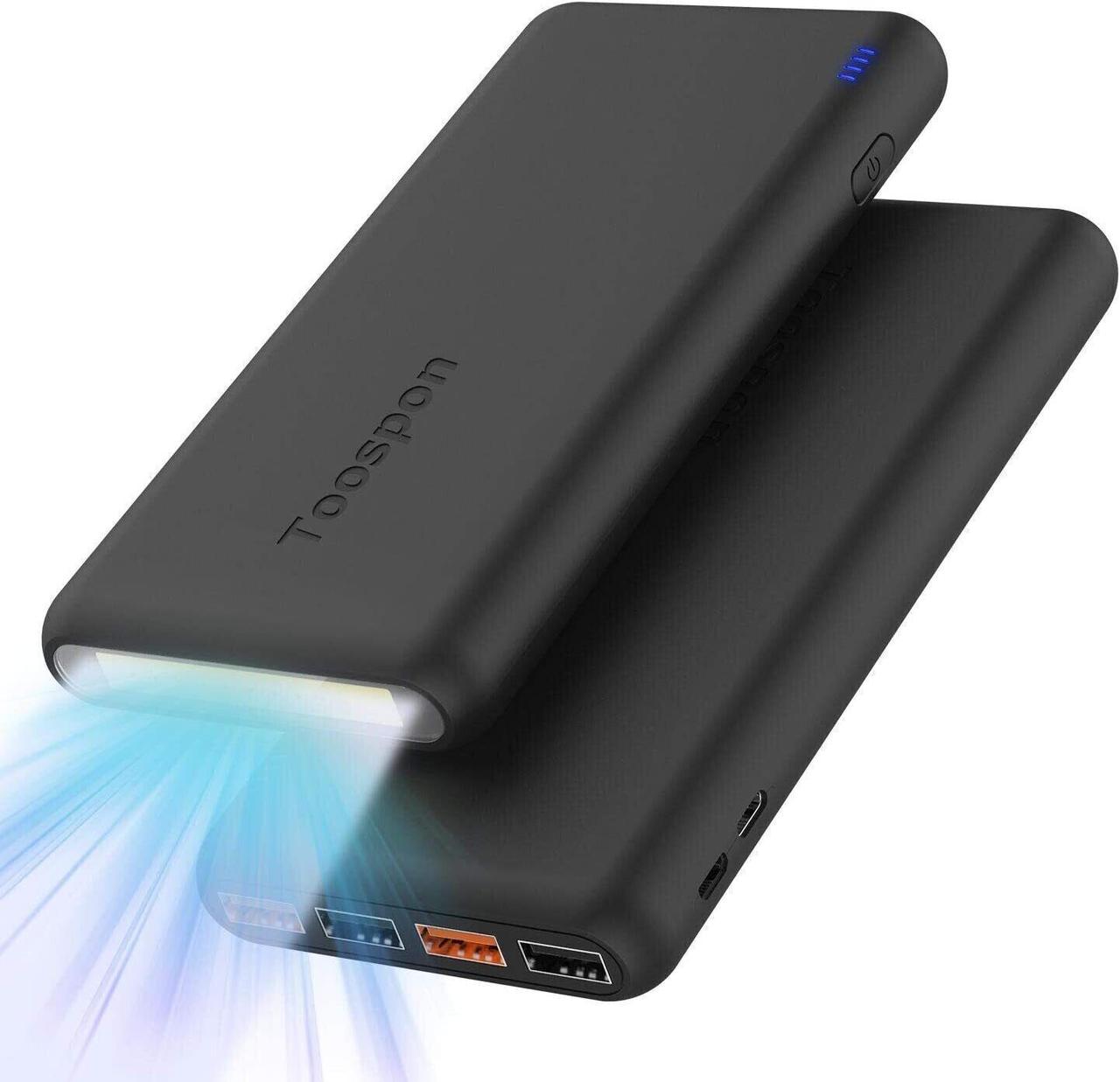 Мобільний Powerbank Toospon 30000mah APD101 ЗОВСІМ НОВА ГЕРМЕТИЧНА КОРОБКА 4 USB