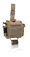 Сумка с возможностью крепления на ноге и поясе - Elite Bags QUICKAID S coyote M10.131