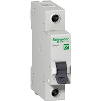 Автоматический выключатель 6A 4,5kA 1 полюс тип С Easy9 Schneider Electric, модульный автомат Шнайдер 1Р