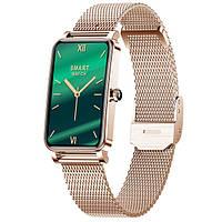 Многофункциональные яркие женские смарт часы Smart Braclet Gold