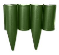 Бордюр палісад Palgarden, зелений 2,5 м, OBP1202-002GR
