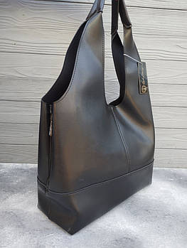 Жіноча сумка містка шопер 27*33 см на магніті зі штучної шкіри Nata