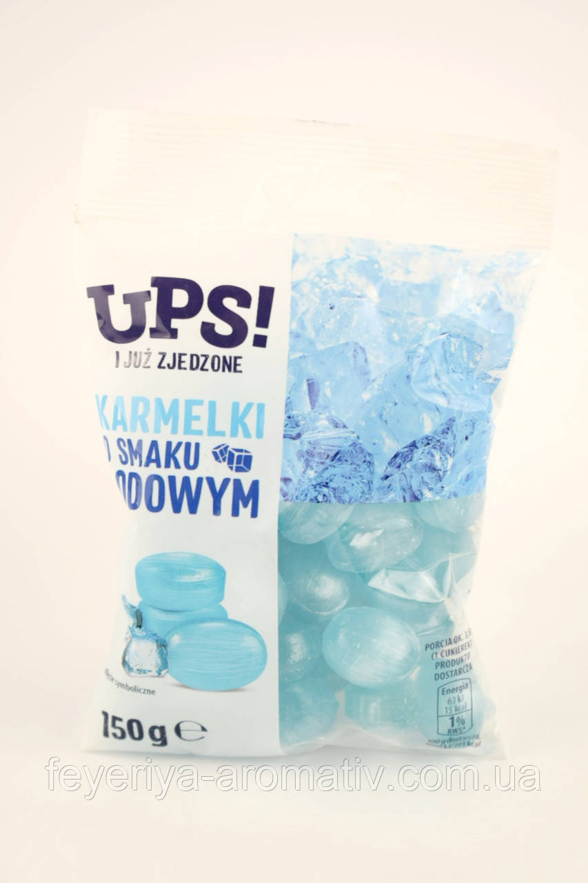 Освіжаючі льодяники UPS! Karmelki o smaku lodowym 150 г Польща