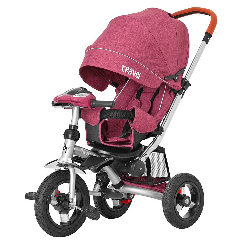 Дитячий триколісний велосипед Travel, «Tilly» (T-387/1), колір Purple (фіолетовий)