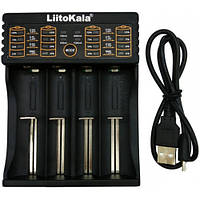 Зарядное устройство LiitoKala Lii-402, Ch2, POWER BANK, Хорошее качество, 4Х- 18650, АА, ААА Li-Ion, зарядное